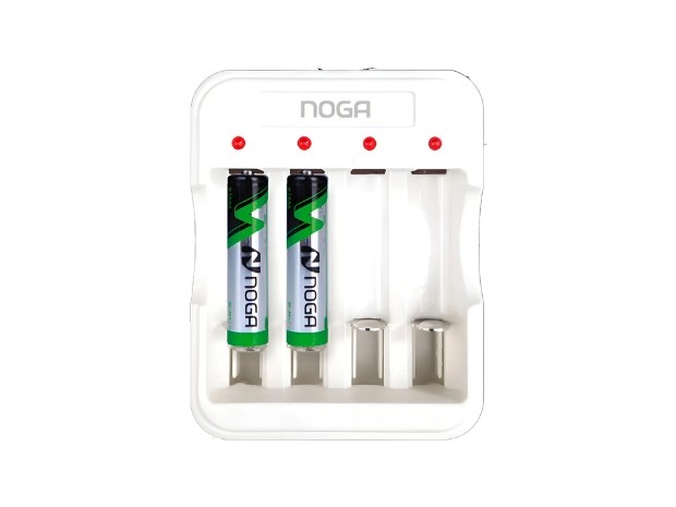 &ua CARGADOR RECARGABLE NOGA PILA AA Y AAA NOGA NG-5100